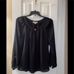 Michael Kors pure silk and black shirt /blouse